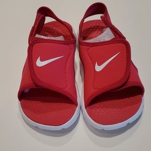 Nike pink adjustable water shoes